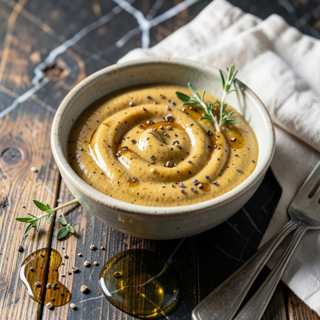 Vegan Mustard Sauce Recipe: Tangy Plant-Based Drizzle for Dipping