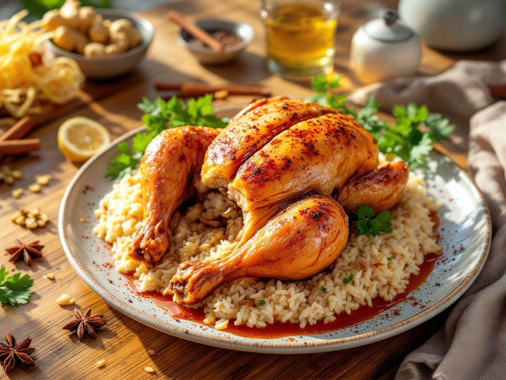 Hainanese Chicken Rice Recipe: Fragrant Five-Spice Poached Perfection