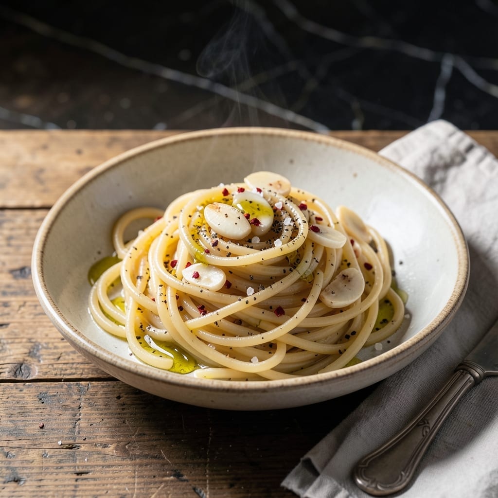 Pasta No Red Sauce Recipe: Garlic and Olive Oil Simplicity Pasta No Red Sauce Recipe: Garlic and Olive Oil Simplicity
