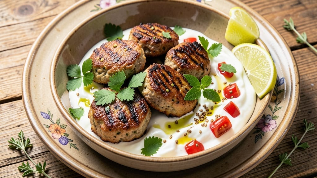 Chicken Kefta Recipe: Spiced Yogurt and Herb Meatballs With Mediterranean Flavor