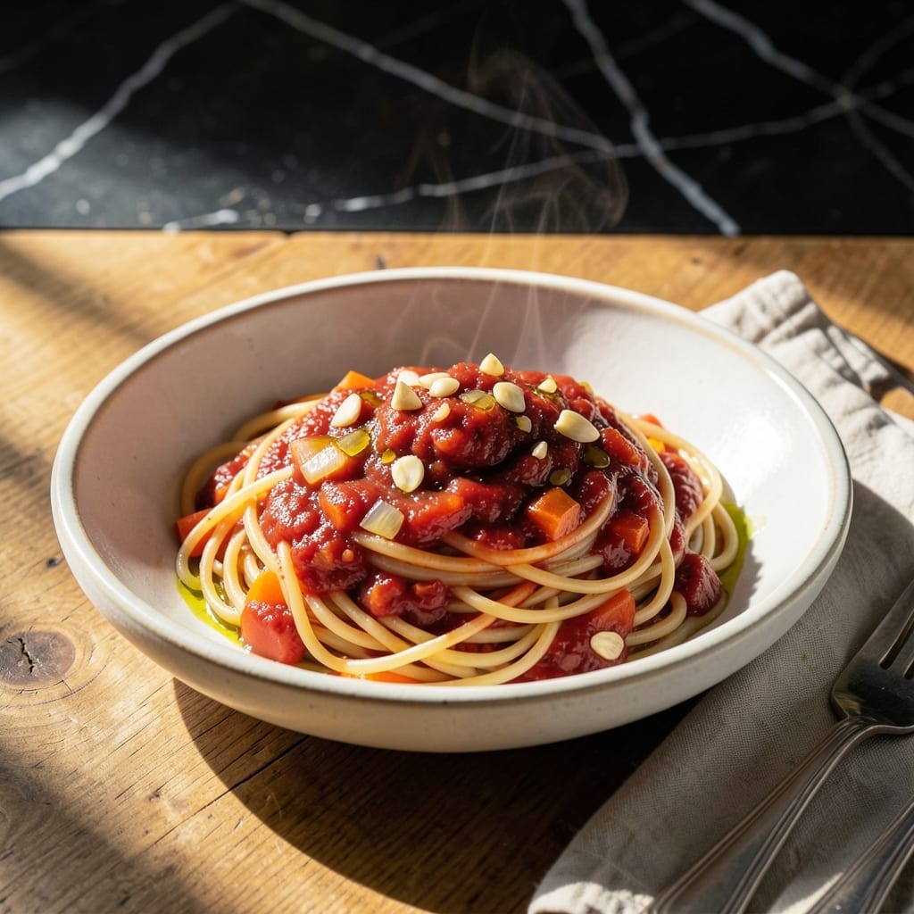 Low Acidic Spaghetti Sauce Recipe: Tomato-Rich Flavor Without the Bite Low Acidic Spaghetti Sauce Recipe: Tomato-Rich Flavor Without the Bite