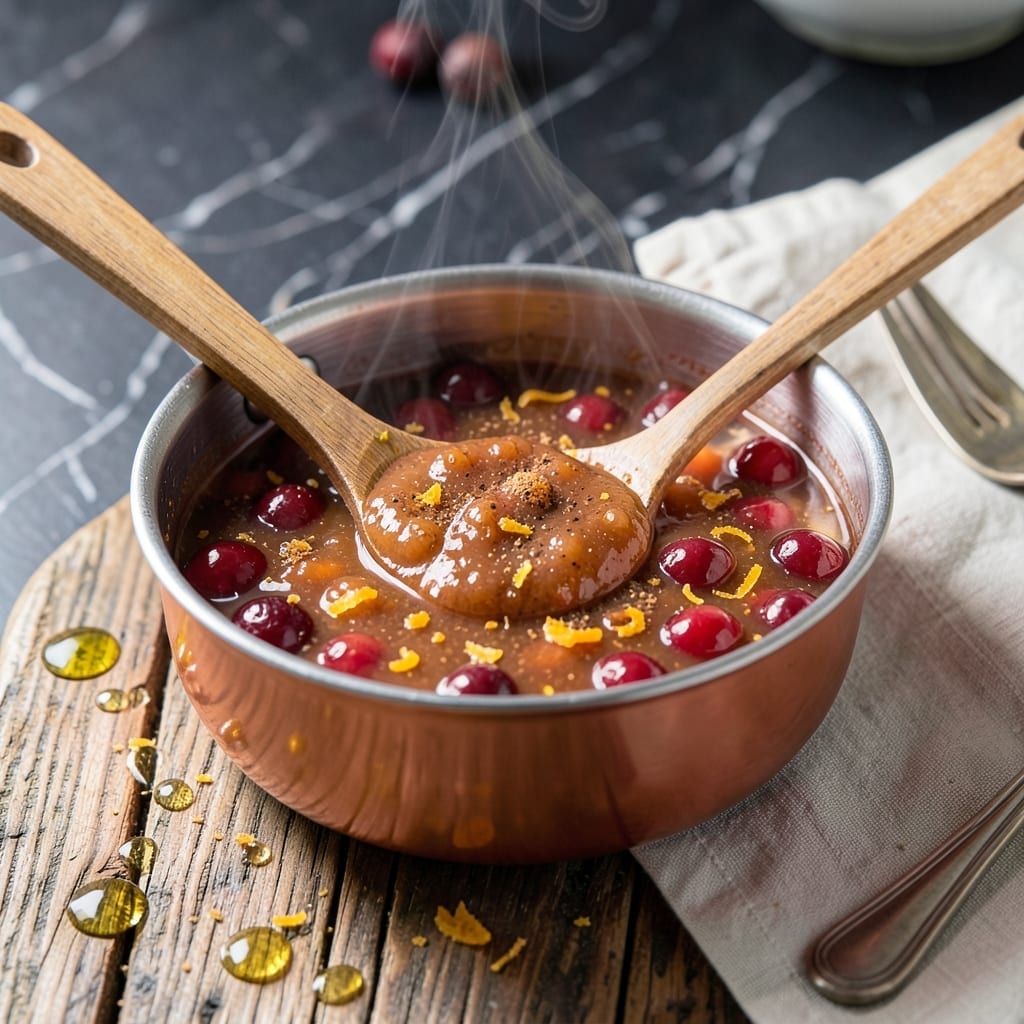 Orange Cranberry Sauce Recipe Orange Juice: Zesty Holiday Pairing with Citrus Brightness