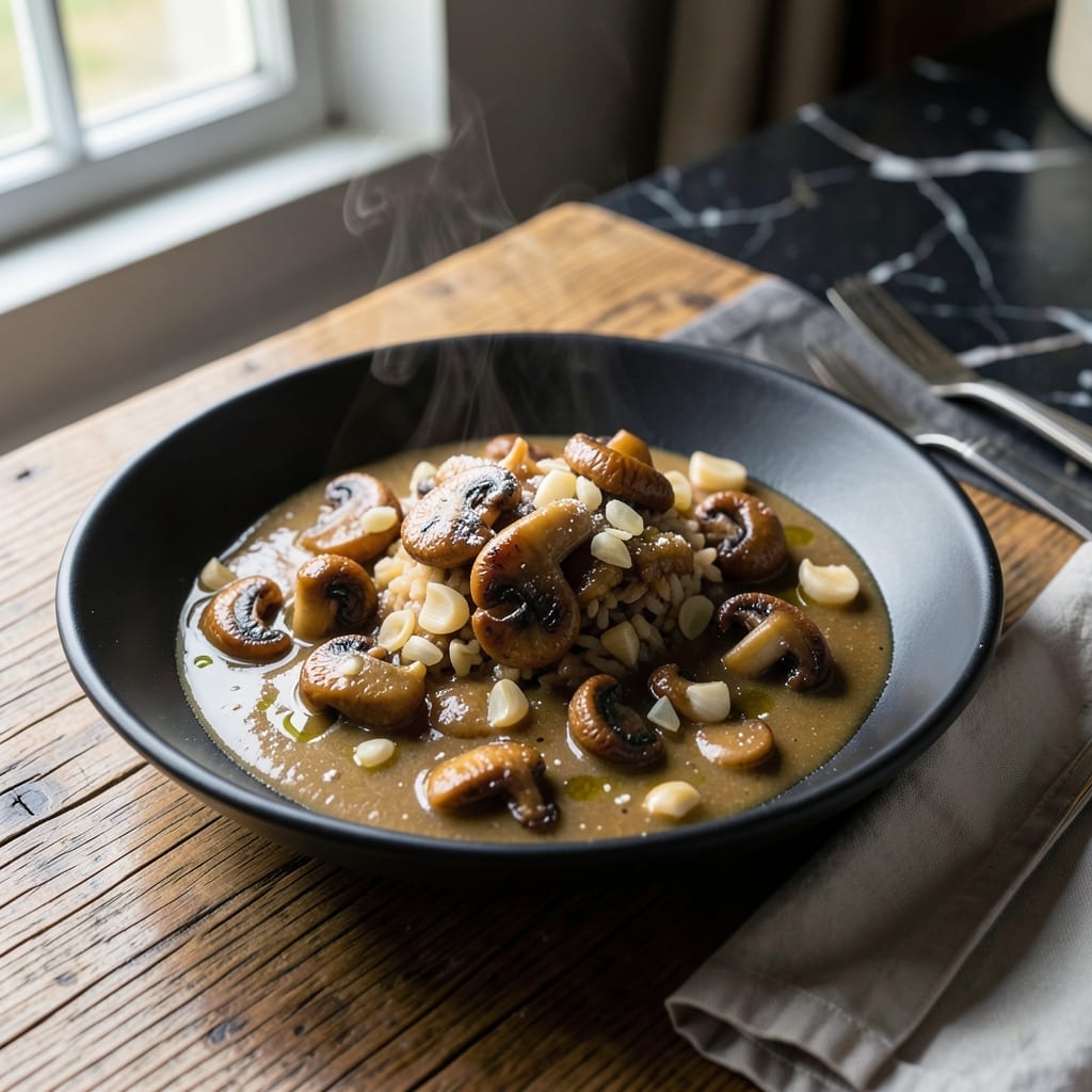 Mushroom Sauce for Rice Recipe: Earthy Depth for Steamed Grains Mushroom Sauce for Rice Recipe: Earthy Depth for Steamed Grains