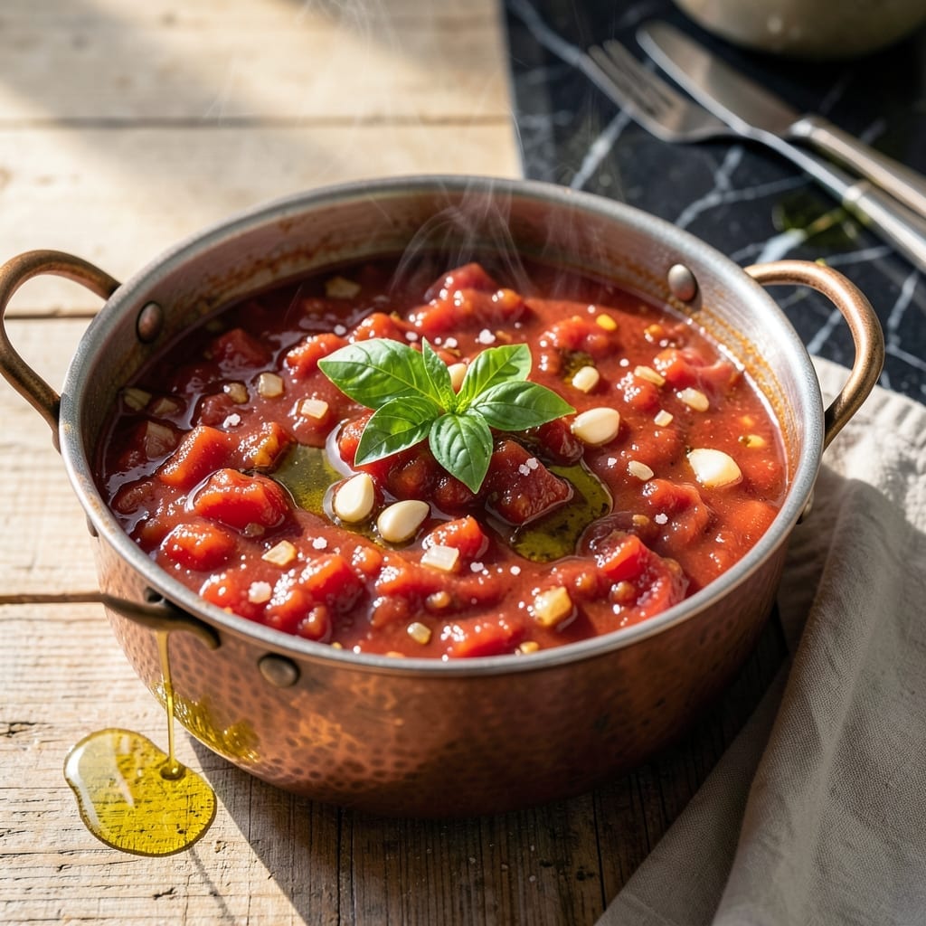 Real Tomato Sauce Recipe: Authentic Italian Simmered Goodness