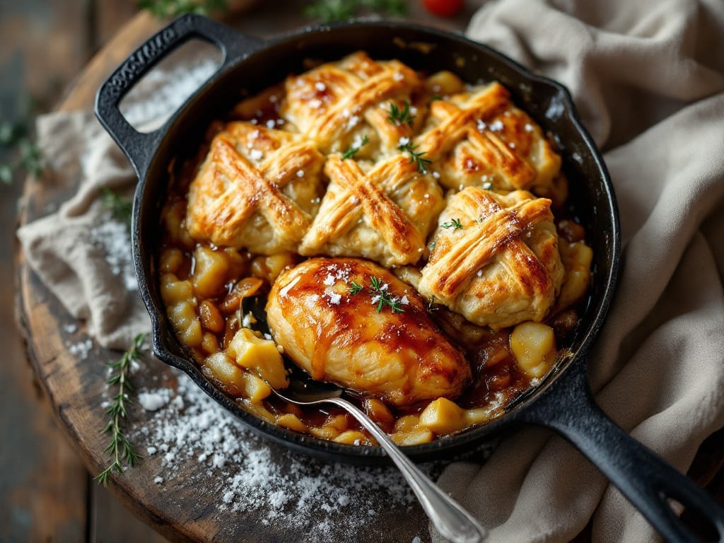 Chicken Cobbler Recipe: Buttery Biscuit Top Over Juicy Chicken Filling Chicken Cobbler Recipe: Buttery Biscuit Top Over Juicy Chicken Filling