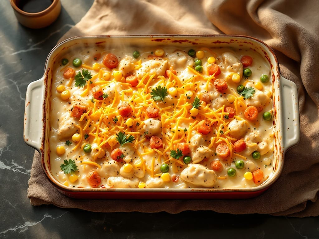 Canned Chicken Casserole Recipe: Cheesy, Crispy-Top Pantry Dinner in 30 Minutes