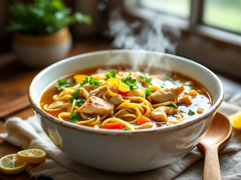 Grandma's Chicken Noodle Soup Recipe: Homestyle Warmth in One Pot