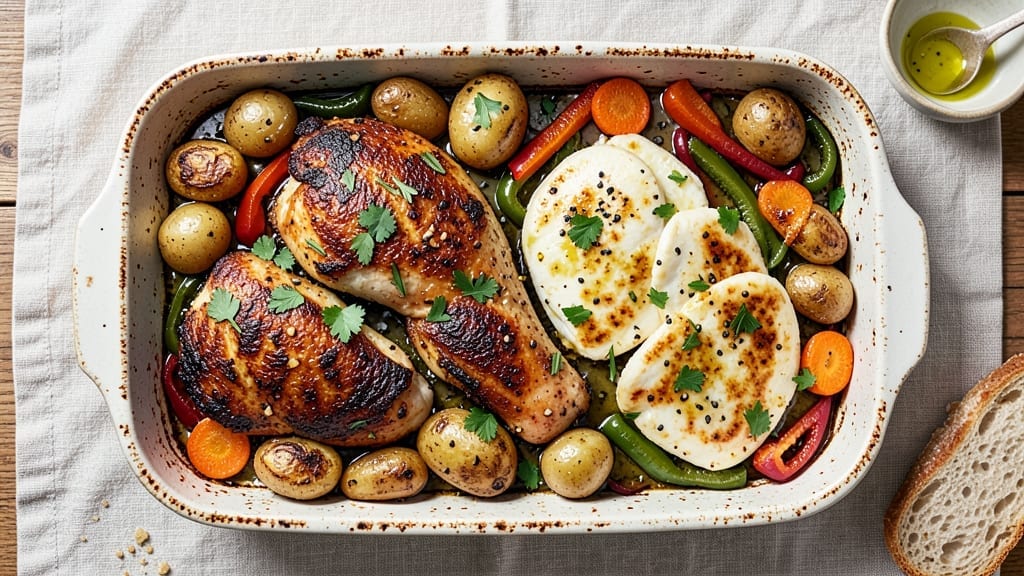 Jamie Oliver's Chicken Tray Bake Recipe: One-Pan Herb-Roasted Harmony With Crispy Edges