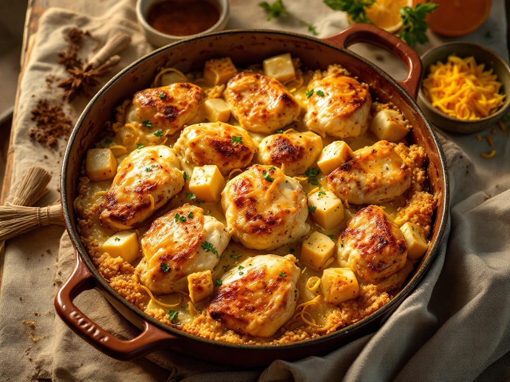 Knorr Baked Chicken Recipe: One-Pan Melting Cheese Crunch
