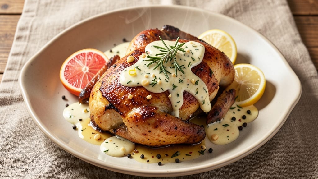 Alton Brown's Whole Chicken Recipe: Herb-Infused Butter Bath for Juicy, Golden Skin
