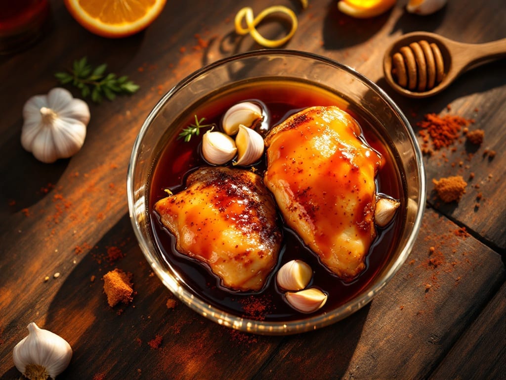BBQ Chicken Thigh Marinade Recipe: Smoky-Sweet Blend That Carries Flavor Deeply