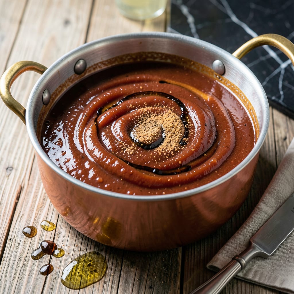 1 Gallon BBQ Sauce Recipe: Smoky Sweet Batch for Summer Grilling example with annotations