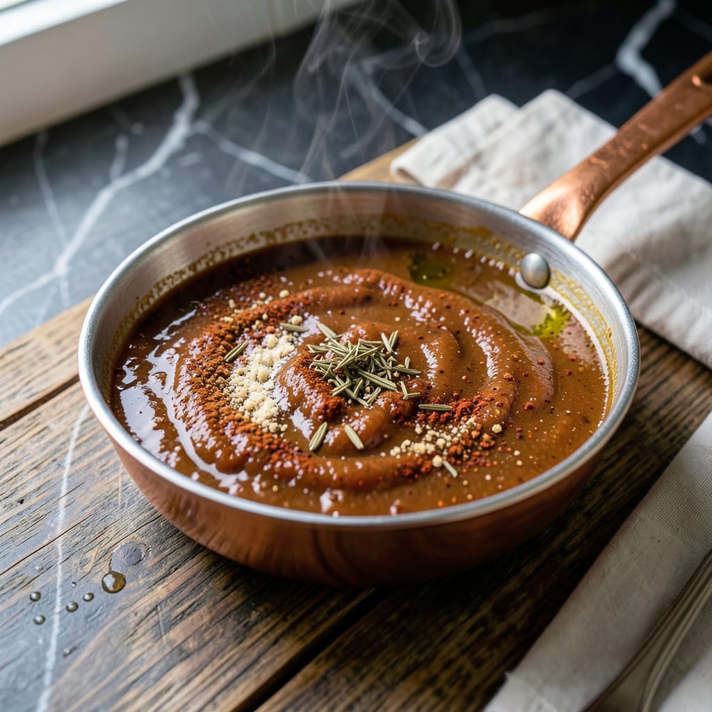 Visual representation of 10 Minute Enchilada Sauce Recipe: Bold Mexican Flavor in a Flash
