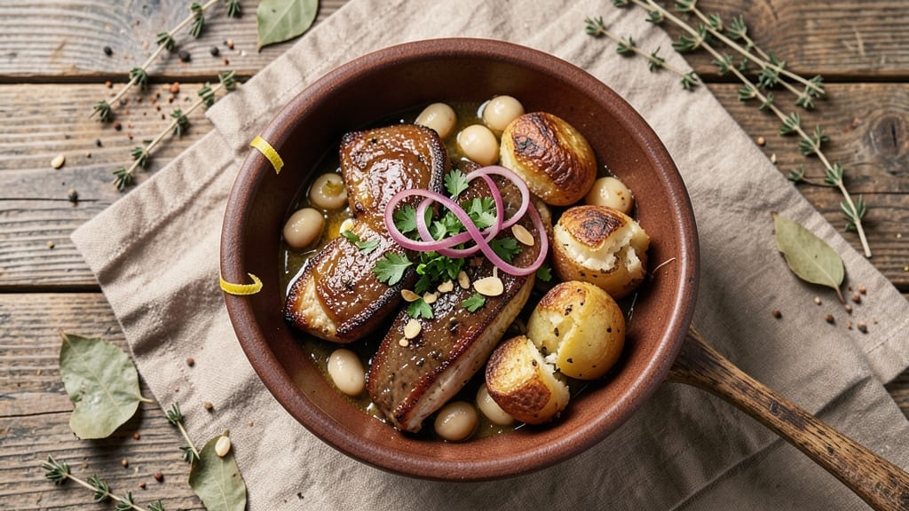 Chicken Liver and Beans Recipe: Rich Umami Simmer With Crispy Potatoes