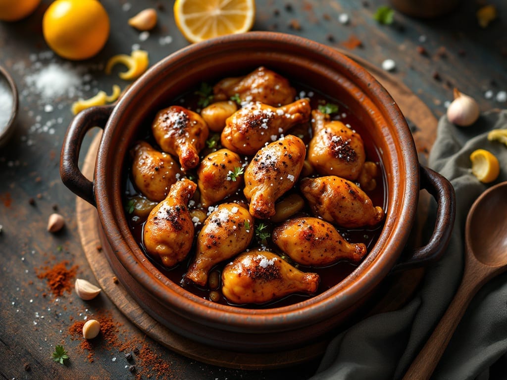 Stewed Chicken Gizzards Recipe: Savory Paprika and Garlic Braise