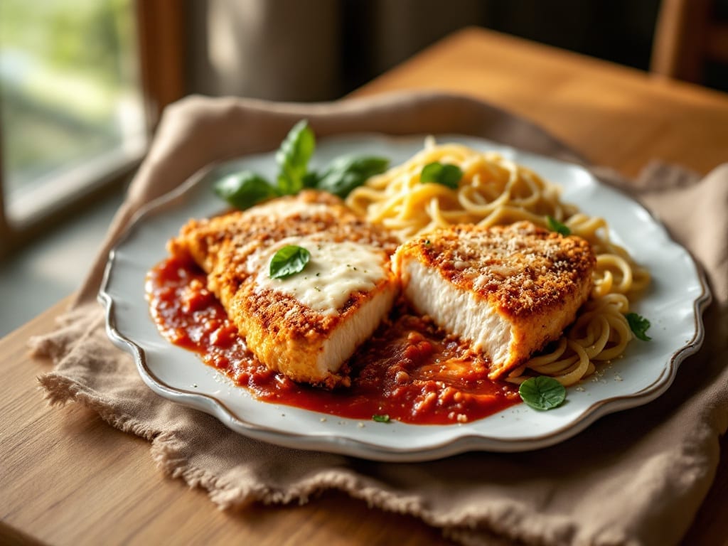 Basic Chicken Parmesan Recipe: Crispy Parm Crust Without the Fryer
