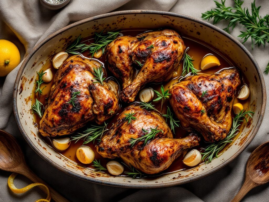 Baked Chicken Quarters Recipe: Crispy Skin, Juicy Centers in One Pan Baked Chicken Quarters Recipe: Crispy Skin, Juicy Centers in One Pan