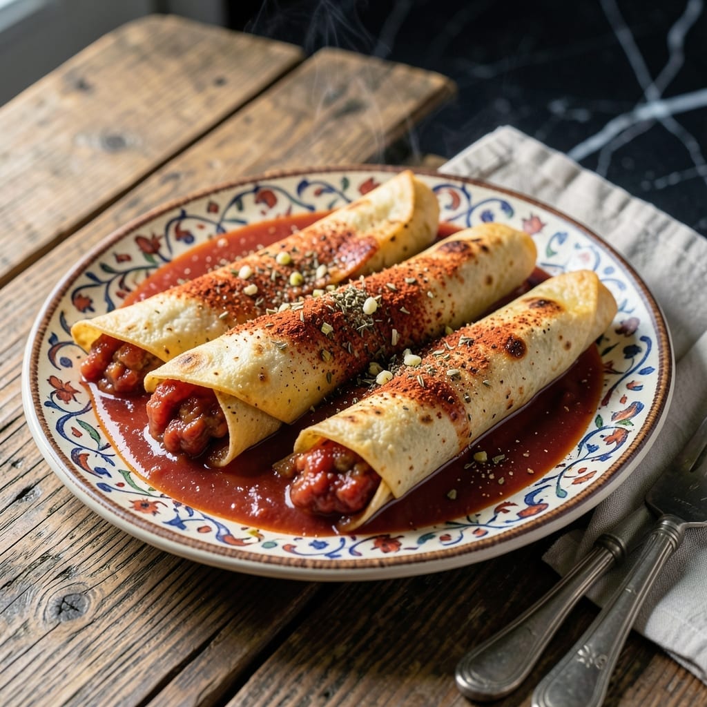 Tomato Sauce Enchilada Recipe: Smothered in Red Chili Flavor