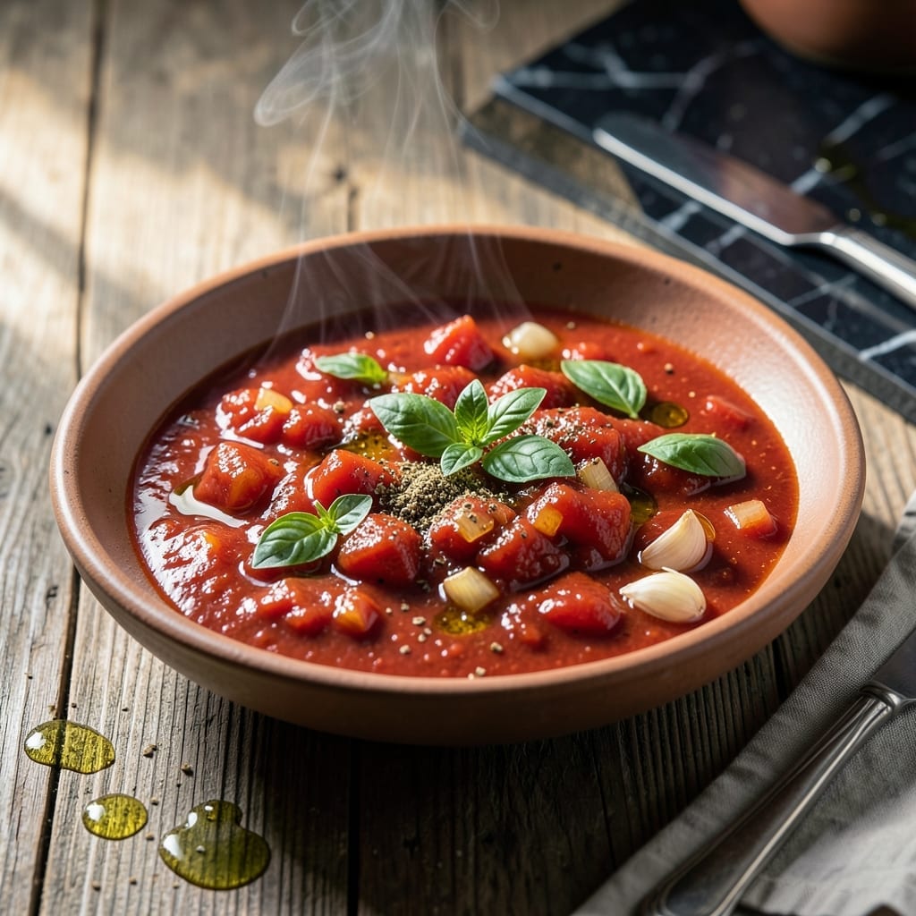 Homemade Canned Tomato Sauce Recipe: San Marzano Richness in Every Jar