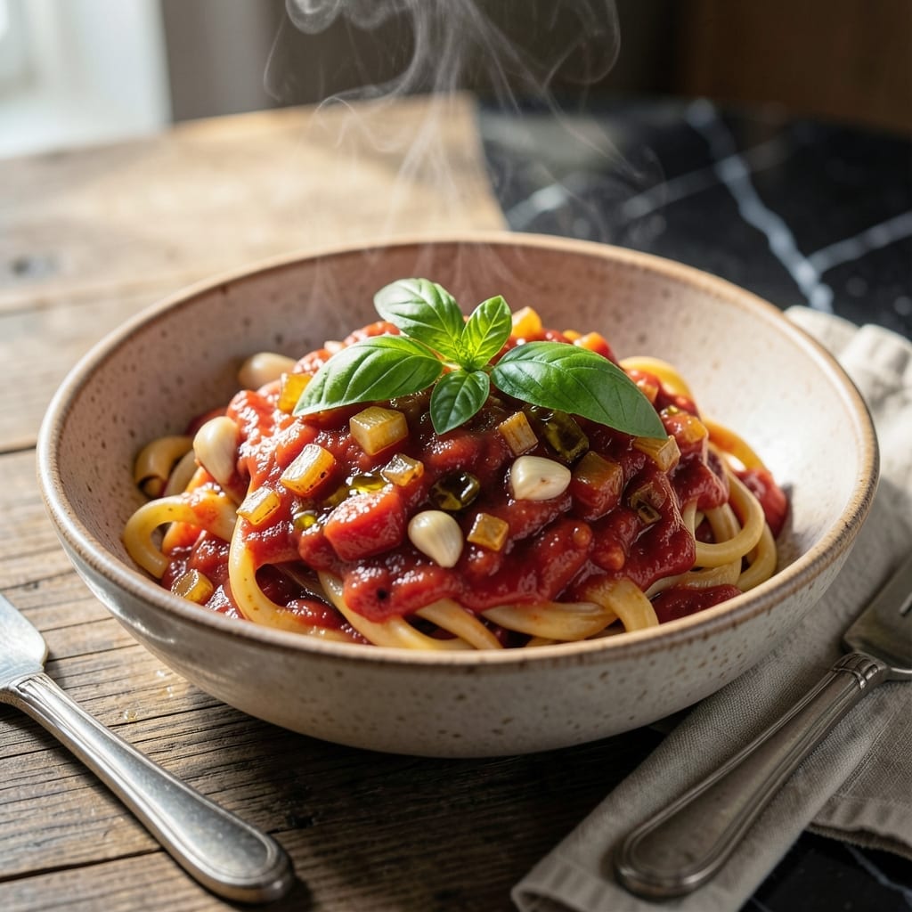 Tomato Basil Pasta Sauce Recipe: Fresh Herb-Infused Simplicity
