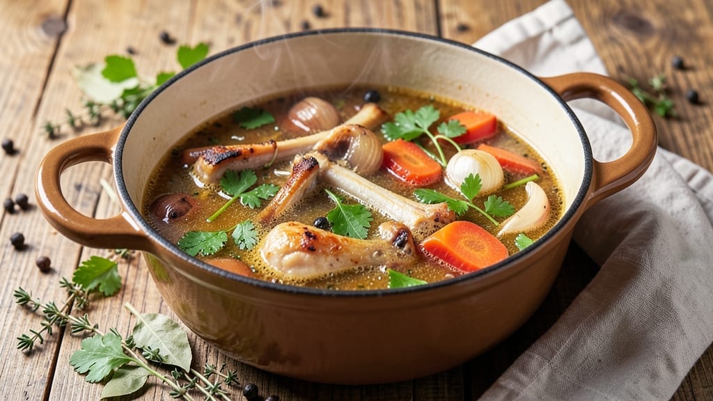 Cook's Illustrated Chicken Stock Recipe: Deep Flavor Extraction in One Pot