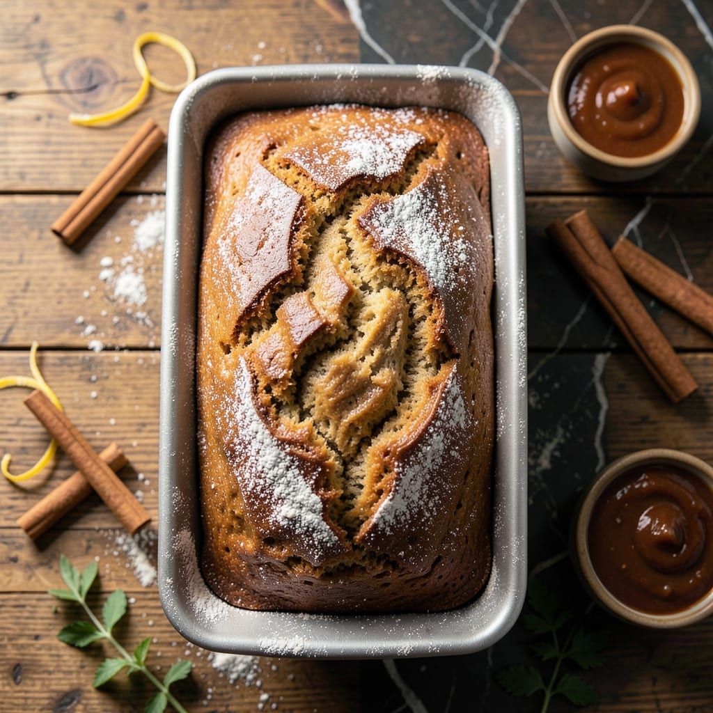 Gluten Free Applesauce Bread Recipe: Moist and Spiced Loaf with No Mixer