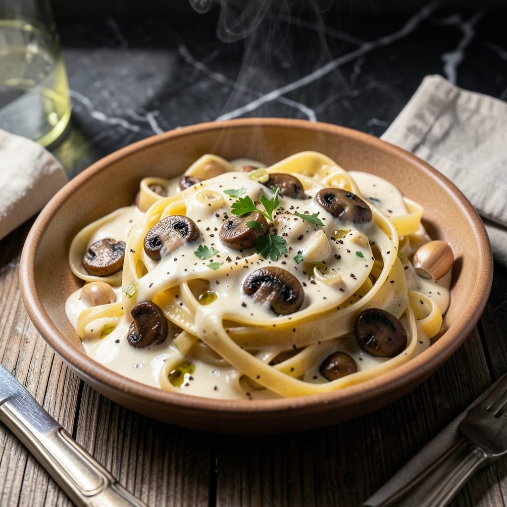 Creamy Boscaiola Sauce Recipe: Silky Mushroom and Cream Indulgence