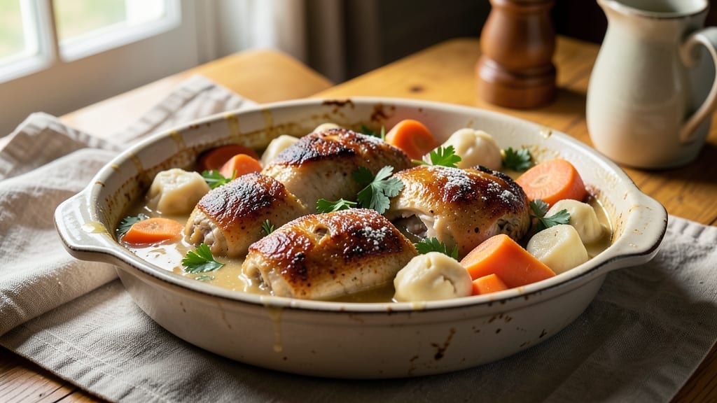 Old Fashioned Grandma's Chicken and Dumplings Recipe: Fluffy Dumplings That Soak Up Every Drop