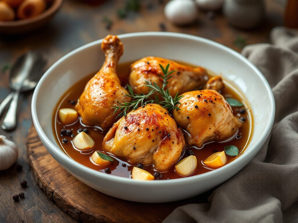 Boiled Chicken Legs Recipe: Crispy Skin, Juicy Meat in One Pot