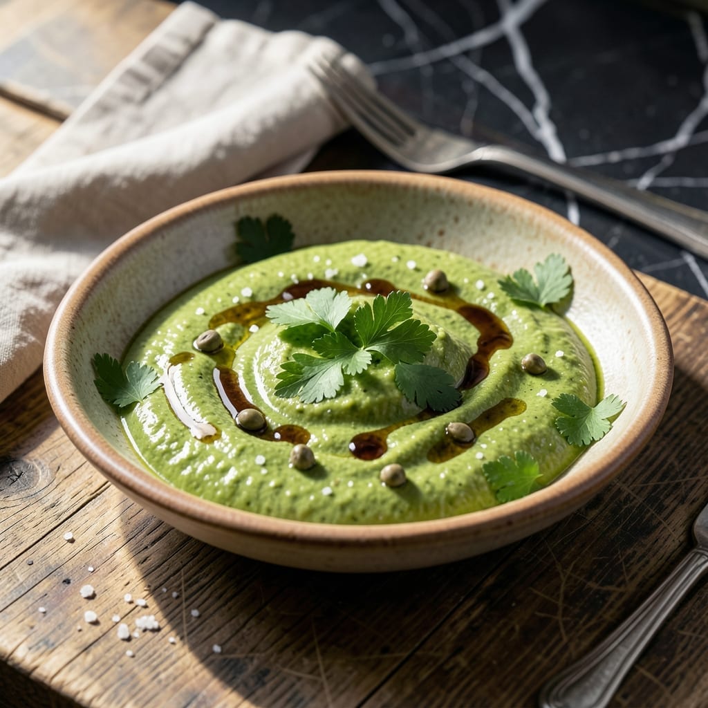 Spanish Green Sauce Recipe: Zesty Herb-Infused Drizzle for Seafood