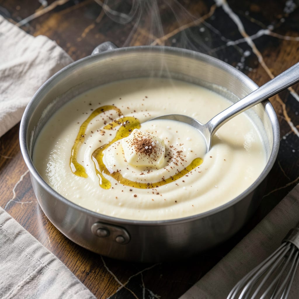 2 Cups Bechamel Sauce Recipe: Silky Base for Layered Dishes illustration with key details