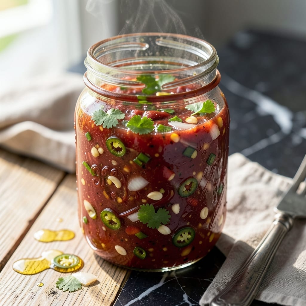 Canned Picante Sauce Recipe: Zesty Tomato and Chili Blend for Any Dish