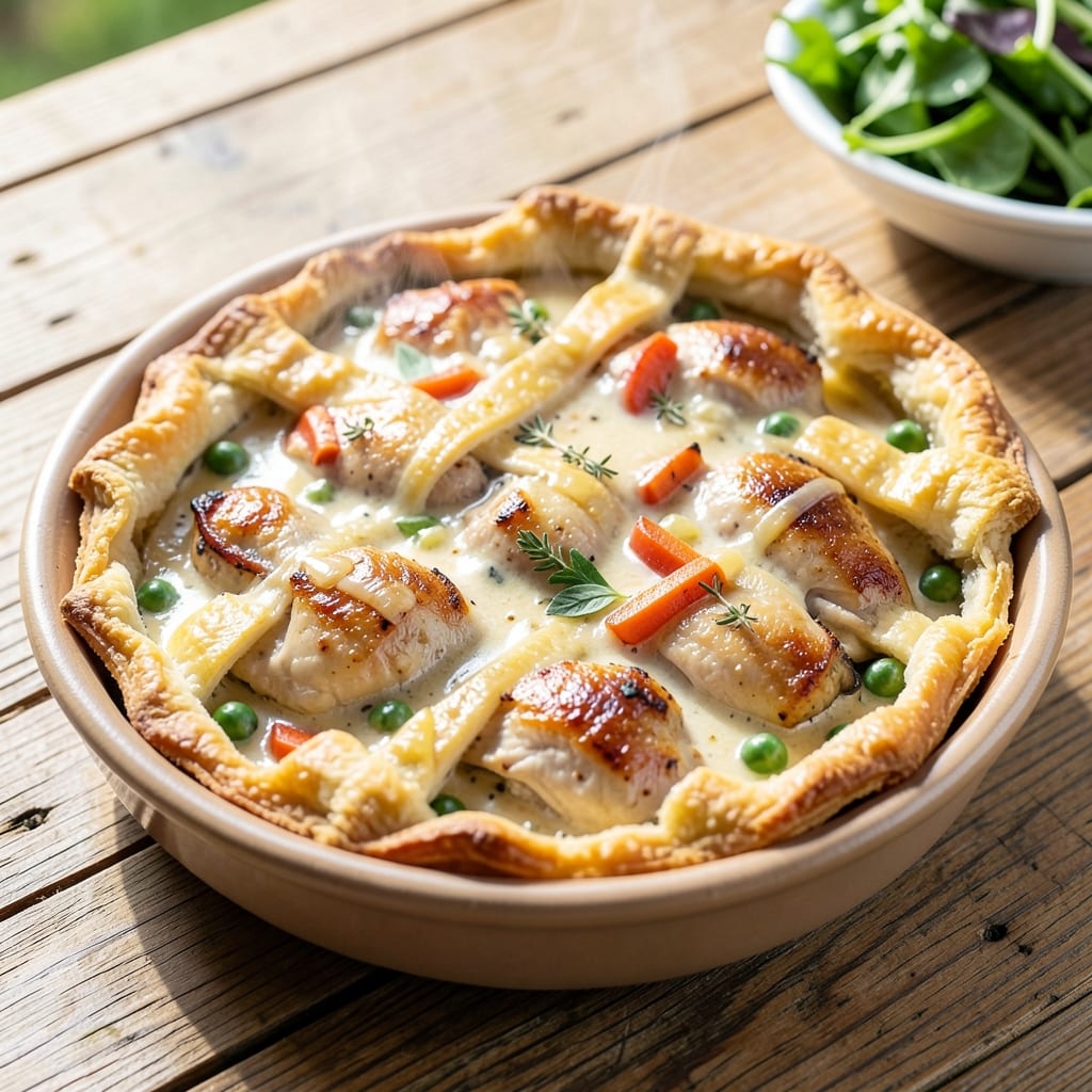 Mrs Budd's Chicken Pot Pie Copycat Recipe: Flaky Crust Holds Creamy Chicken Filling Mrs Budd's Chicken Pot Pie Copycat Recipe: Flaky Crust Holds Creamy Chicken Filling