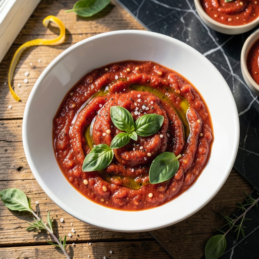 Raw Pizza Sauce Recipe: Bright Tomato Base for Authentic Flavor
