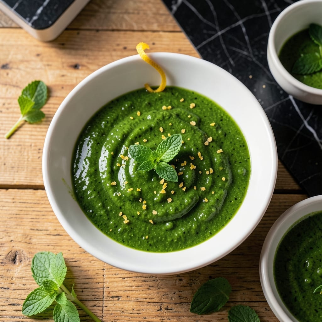 Sweet Mint Sauce Recipe: Bright Herb-Infused Condiment for Roasts