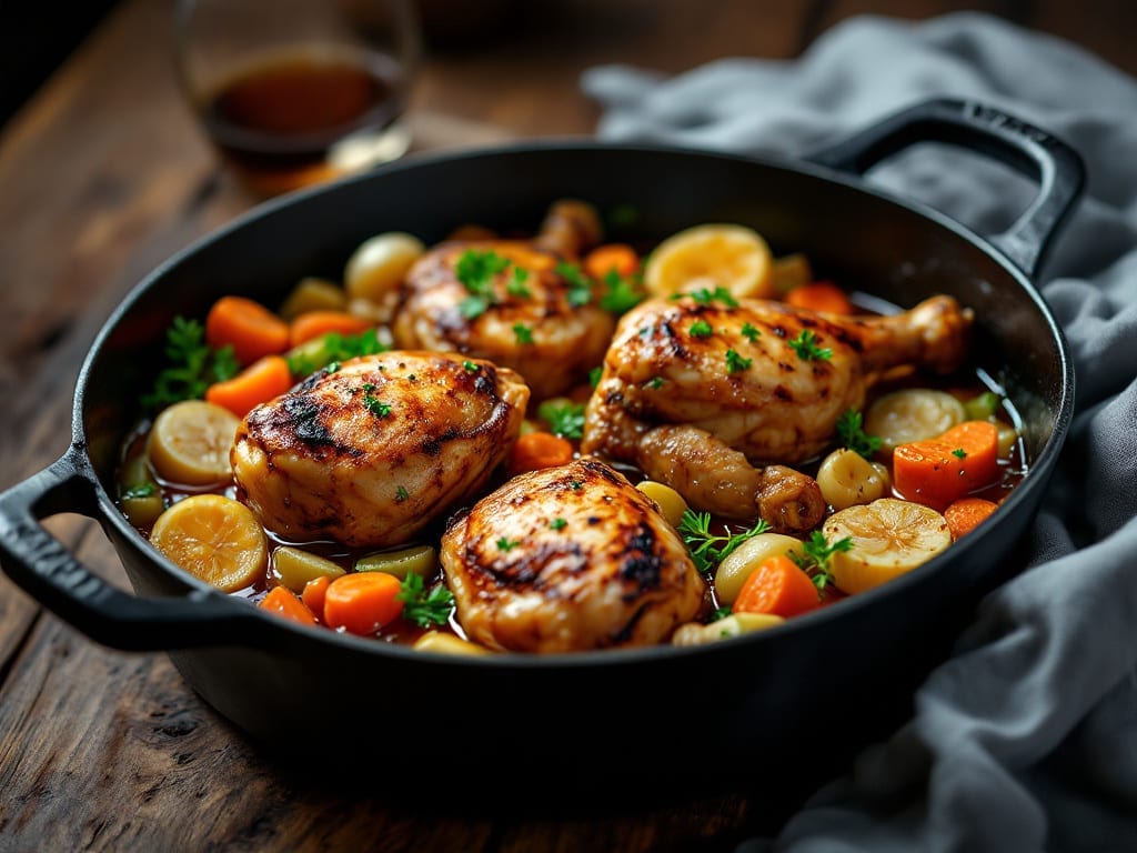 Forgotten Chicken Recipe: Slow-Braised Till Fall-Apart Tender