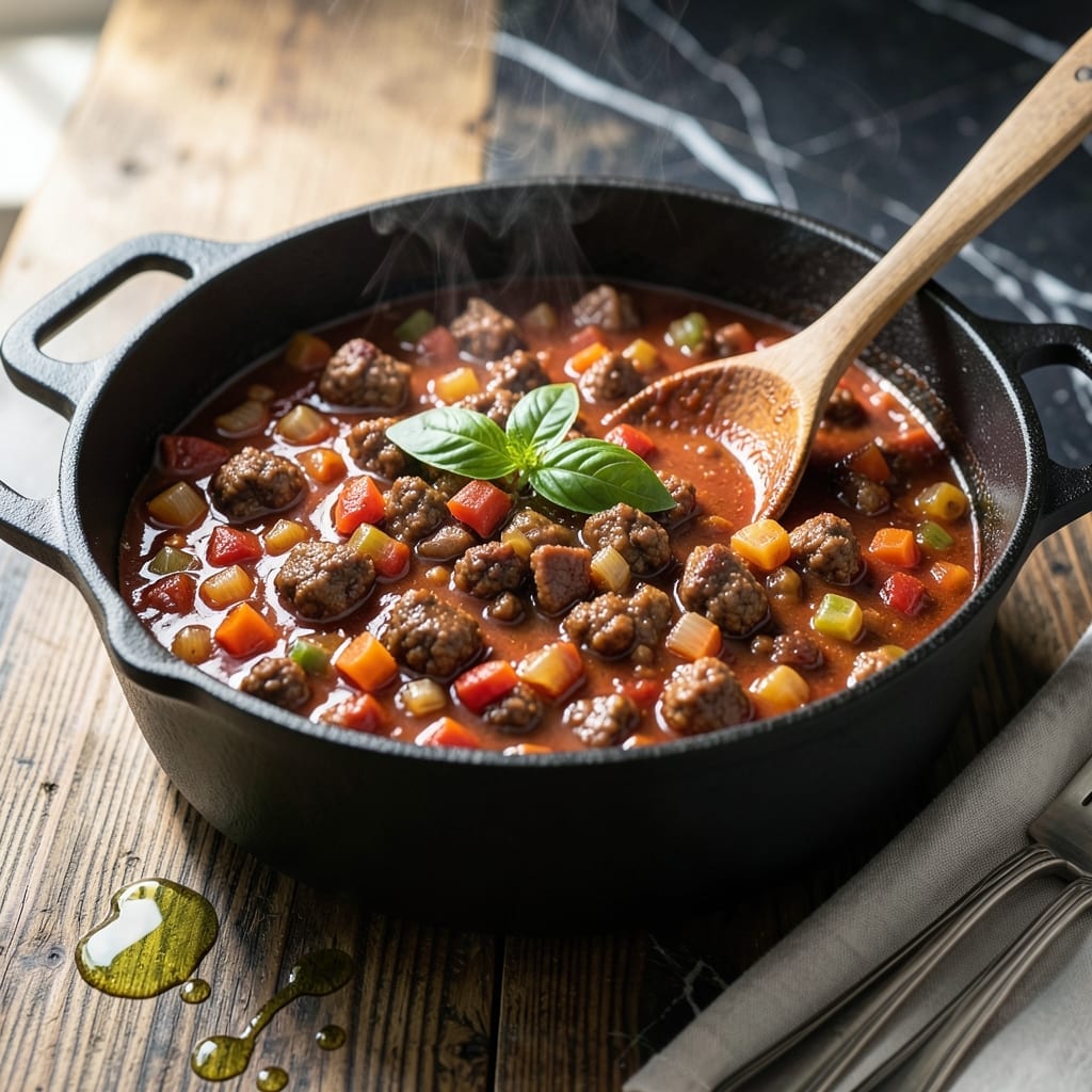 Spicy Bolognese Sauce Recipe: Slow-Simmered Heat With Meat Depth