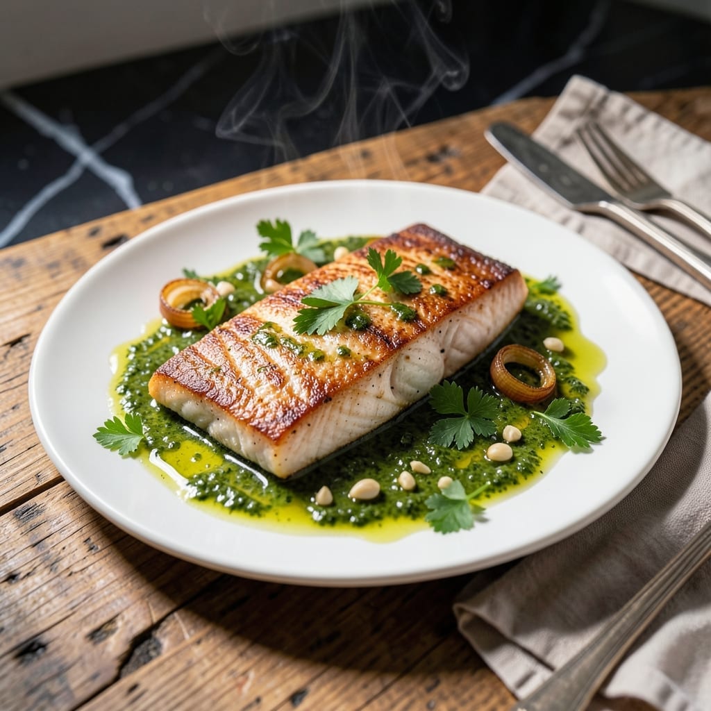 Cod and Parsley Sauce Recipe: Flaky Fish With Herb-Infused Brightness