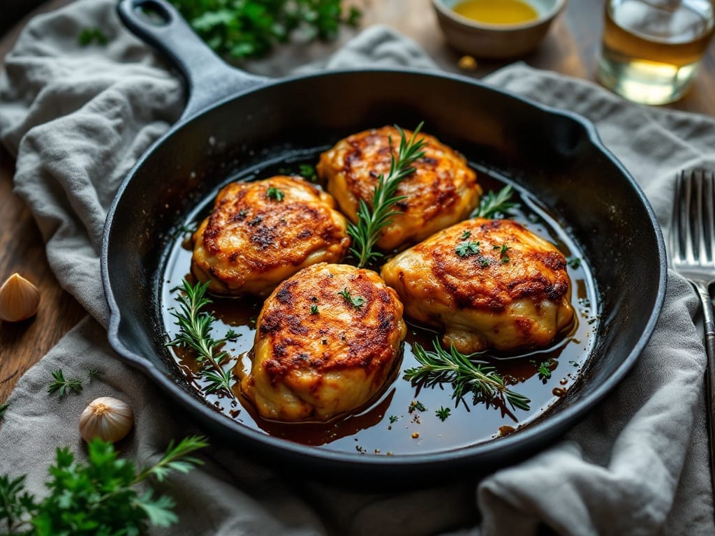 Cornell University Chicken Recipe: Ivy League Comfort with Herbed Wine Braise
