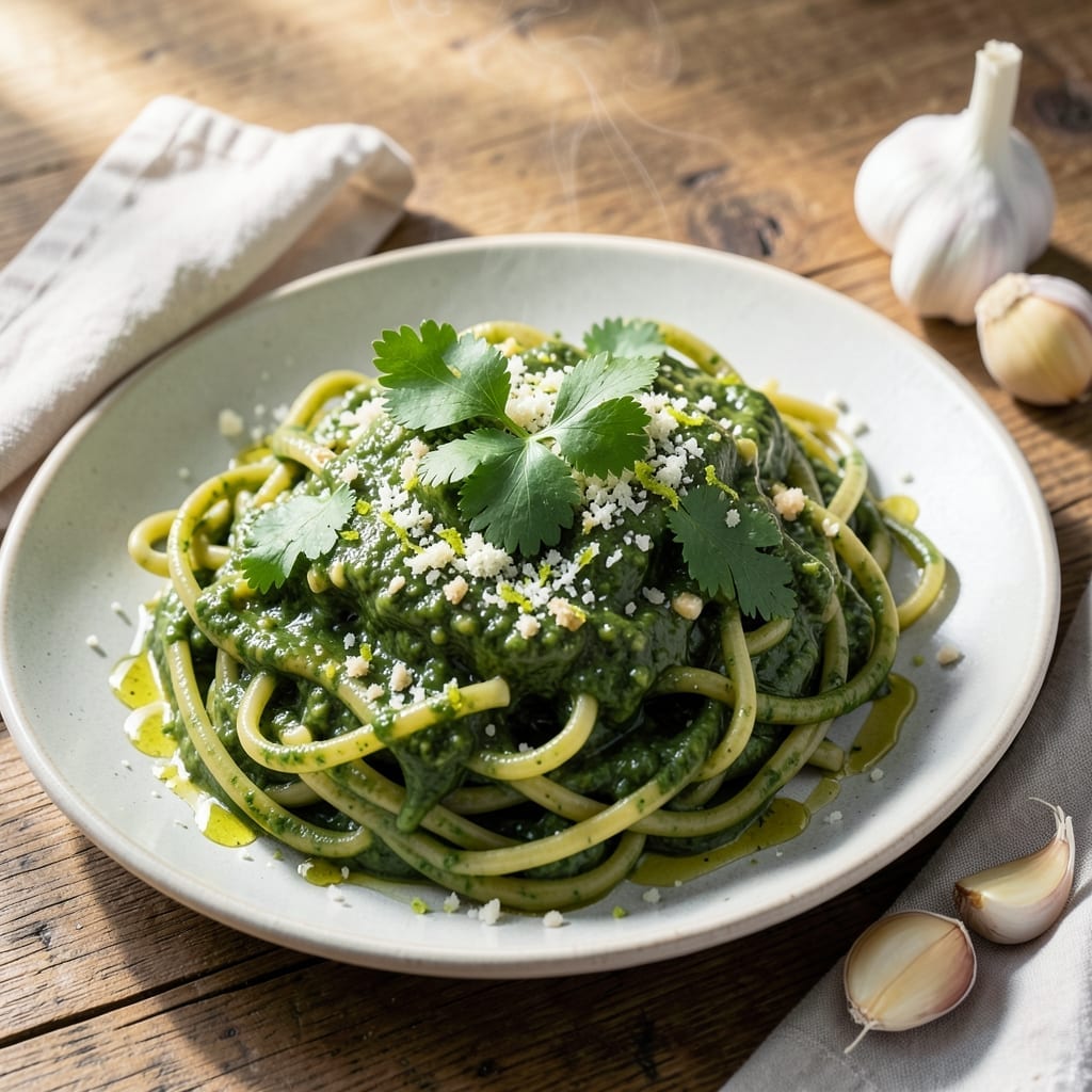 Cilantro Pasta Sauce Recipe: Fresh Herb Brightness for Noodles