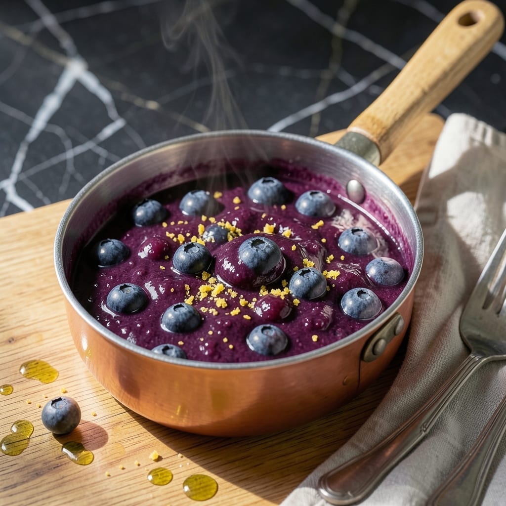 Blueberry Sauce Recipe for Pancakes: Thick and Fruity Syrup Drizzle