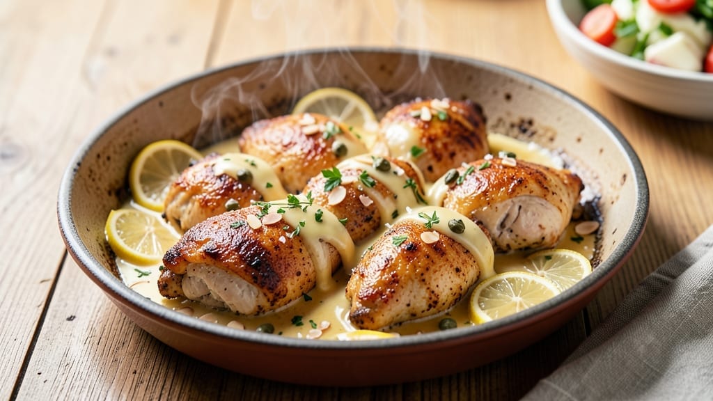 Campbell's Lemon Chicken Recipe: Zesty Creamy Bake in One Pan