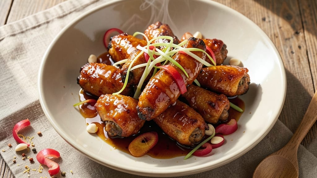 Sticky Asian Chicken Wings Recipe: Glossy Sauce That Carries Flavor Deeply