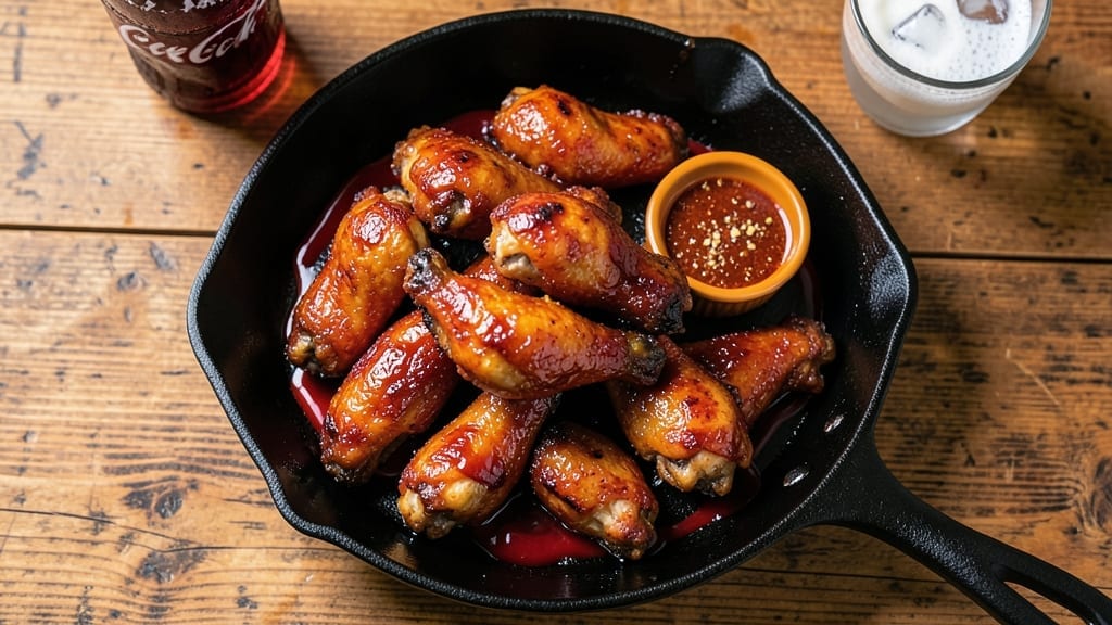 Coke-Cola Chicken Wings Recipe: Sticky-Sweet Gloss With Crispy Bite Contrast