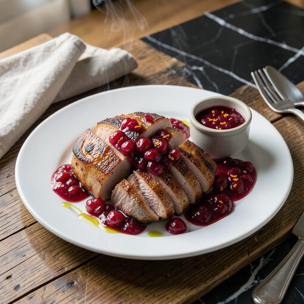 Cranberry Sauce Recipe for Pork: Ruby Glaze With Orange Zest