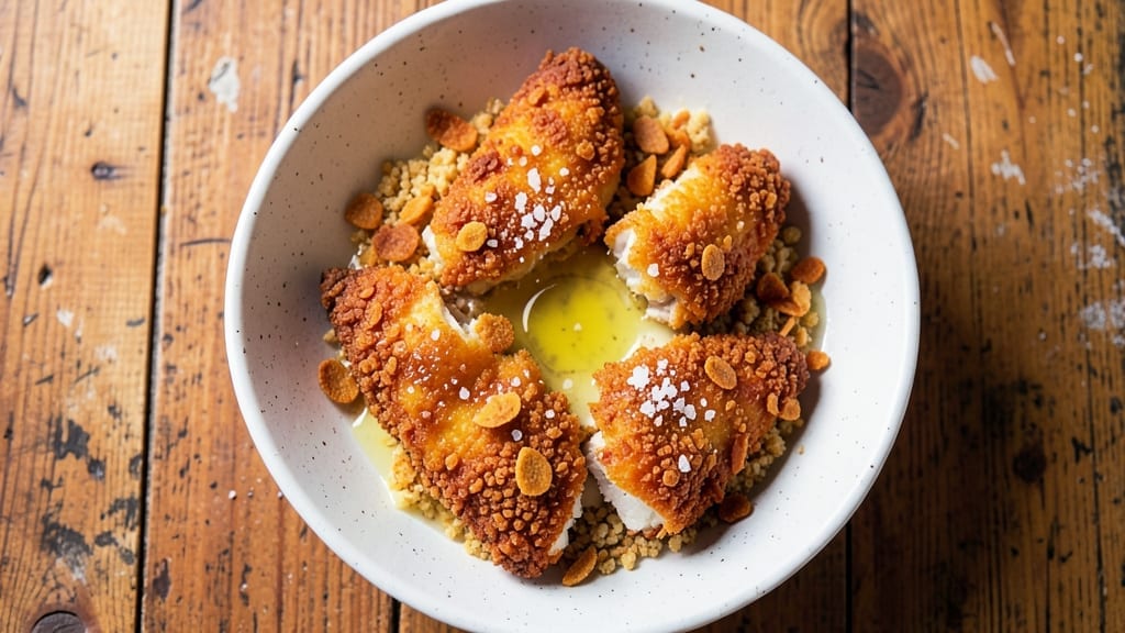 Cornflake Chicken Strips Recipe: Buttery Crunch Without the Fryer's Grease Cornflake Chicken Strips Recipe: Buttery Crunch Without the Fryer's Grease