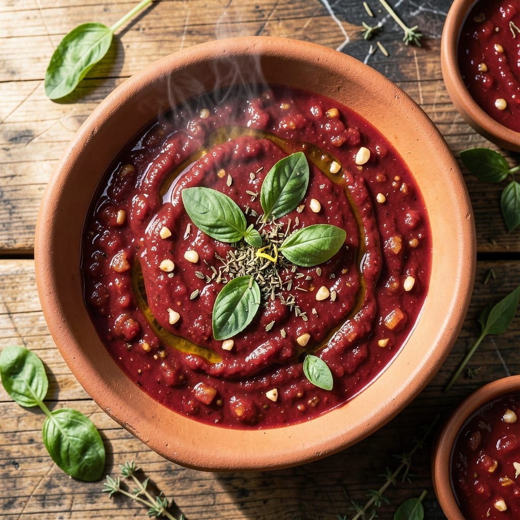 Veggie Pizza Sauce Recipe: Robust Herb-Infused Tomato Base