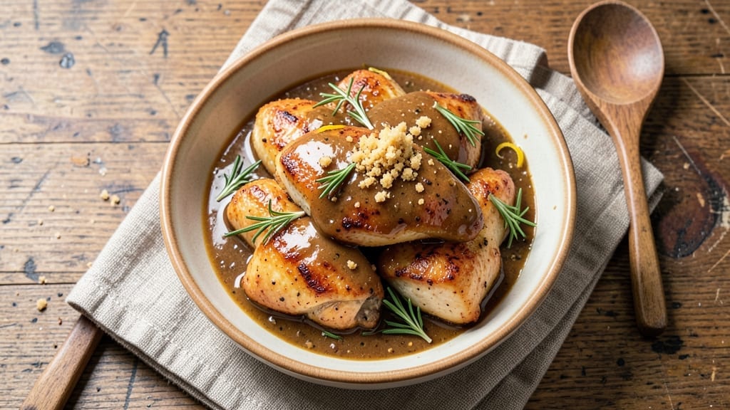 Copycat Carrabba's Chicken Bryan Recipe: Smoky Garlic Cream Sauce Over Crispy Chicken