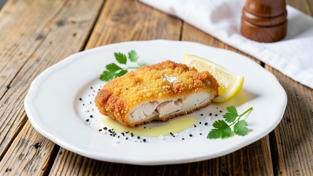 German Chicken Schnitzel Recipe: Panko-Crusted Crispiness in 20 Minutes