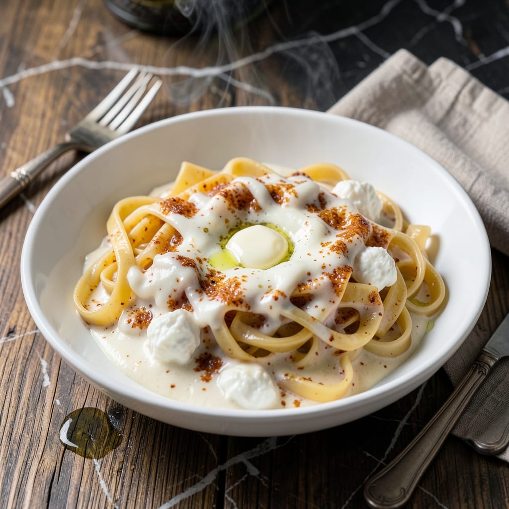 3 Cheese Pasta Sauce Recipe: Velvety Blend of Parmesan, Mozzarella, and Ricotta example with annotations
